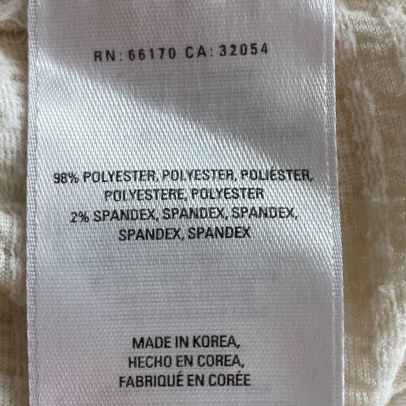 Postage Stamp by Anthropologie  Metallic Shimmer Short Sleeve Top - Picture 4 of 6